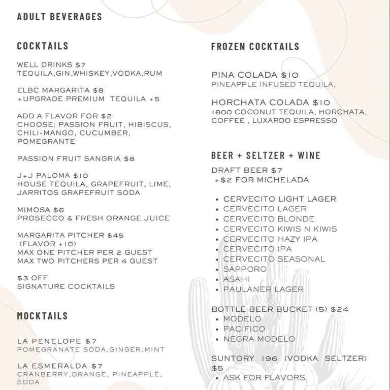 Happy Hour Drinks