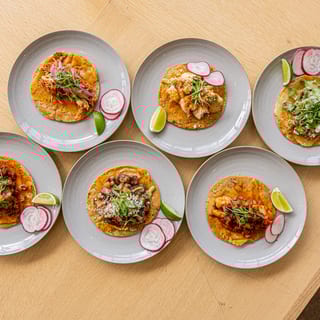 2 Signature Tacos (Flour) Plate