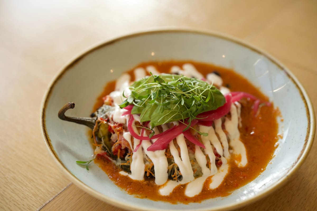 Chile Relleno De Crab