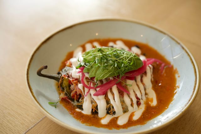 Chile Relleno De Crab